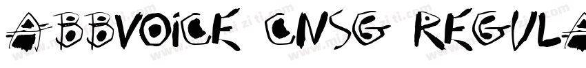 ABBvoice CNSG Regula字体转换